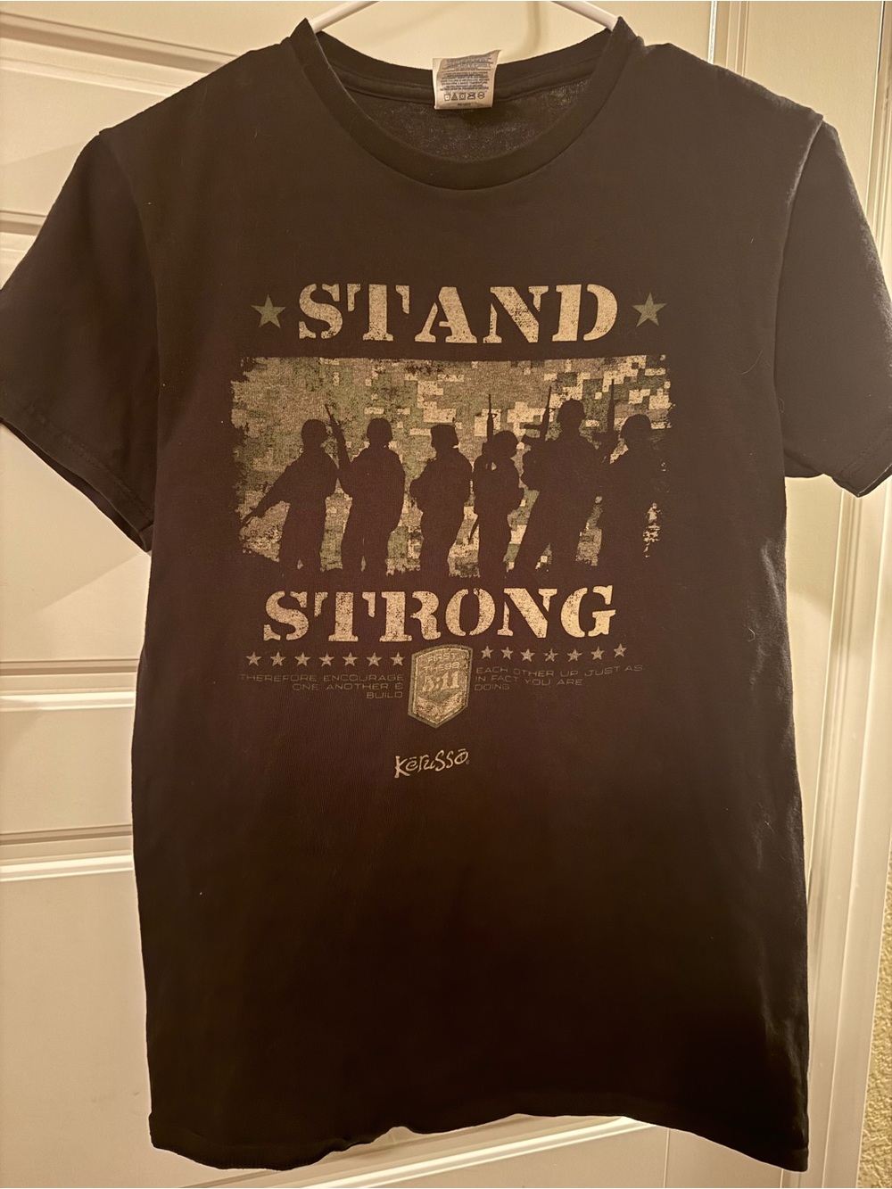 Delta Black 'Stand Strong' Graphic Short Sleeve Tee